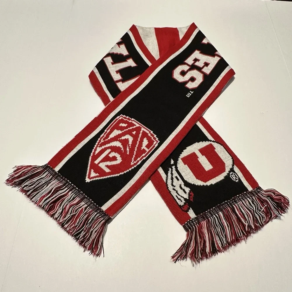Utah Utes Woven‎ Scarf Unisex Football Sports 56x7